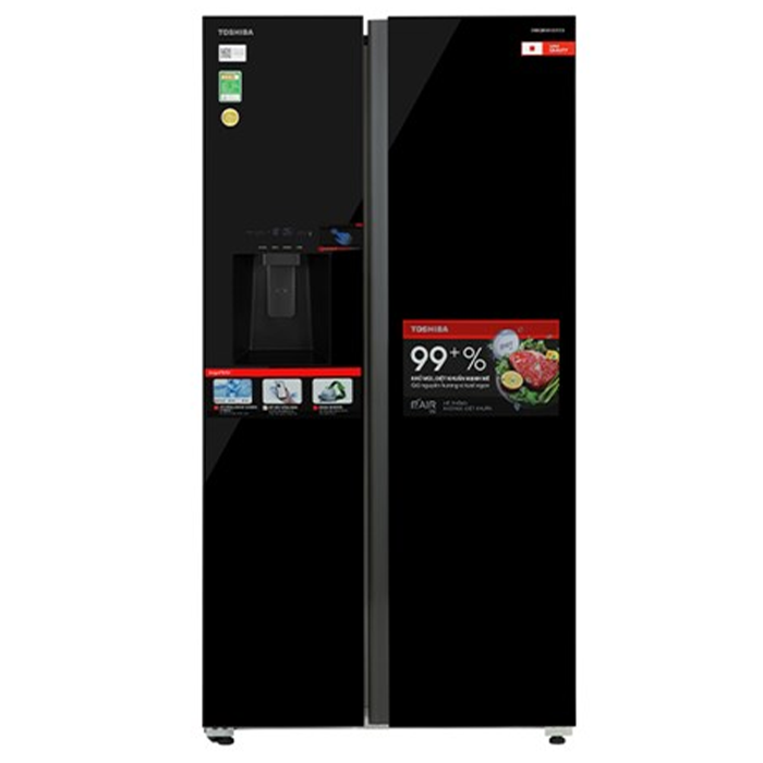 Tủ lạnh Toshiba Inverter Side By Side GR RS755WIA PGV(22) XK - RS755WIA PGV(22) XK