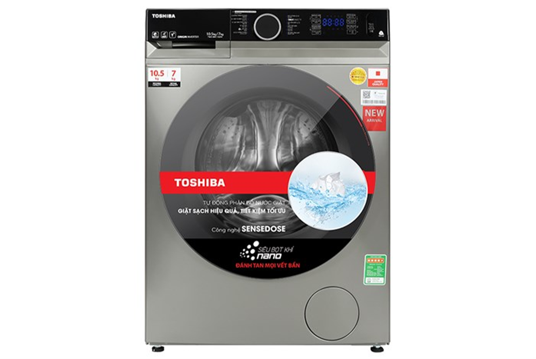 Máy giặt sấy Toshiba TWD BM115GF4V(SK) - BM115GF4V(SK)