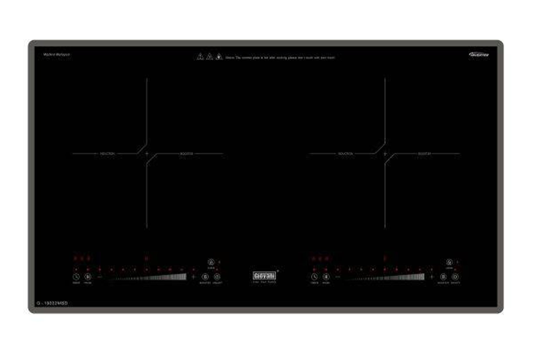 Bếp điện từ đôi Giovani G-19022 MSD