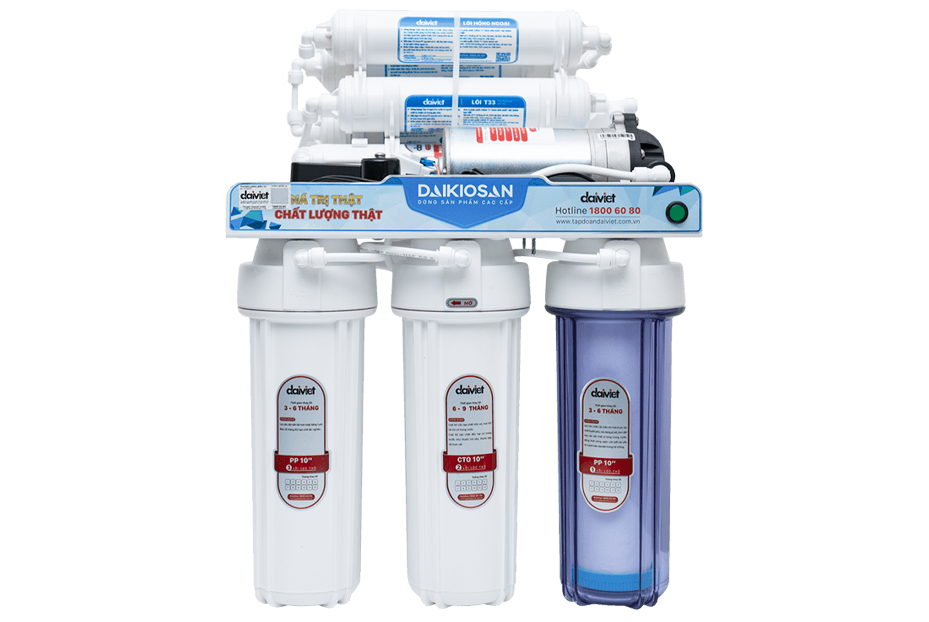 Máy lọc nước RO không vỏ tủ Daikiosan DSW 34009D