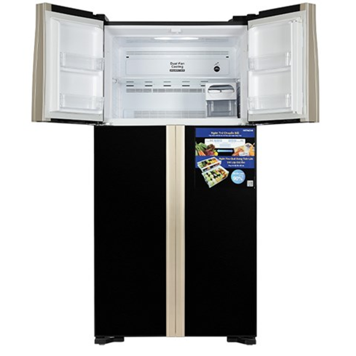 Tủ lạnh Hitachi Inverter 509 lít Multi Door R FW650PGV8 GBK - FW650PGV8 GBK