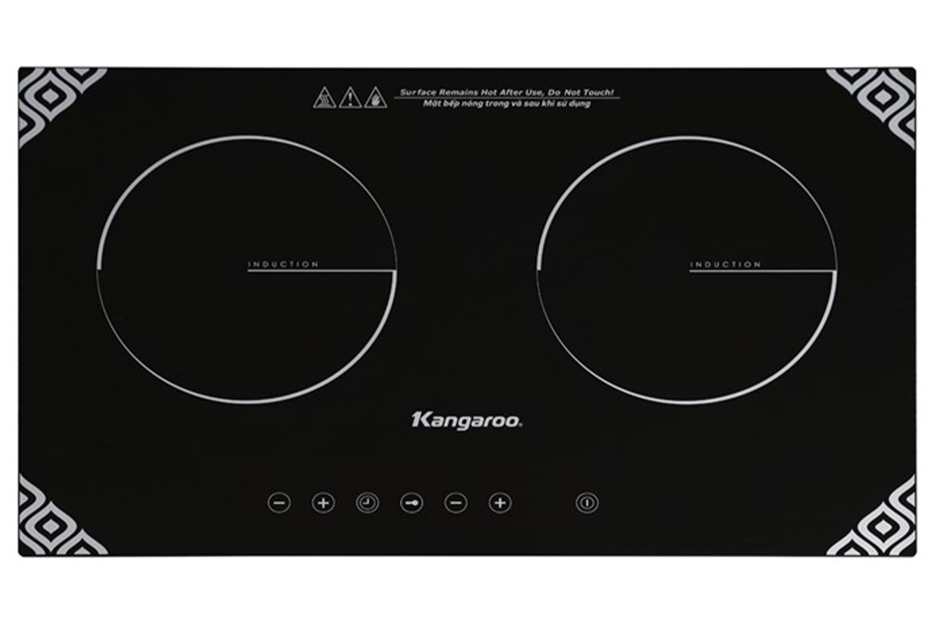 Bếp điện từ đôi Kangaroo KG498N