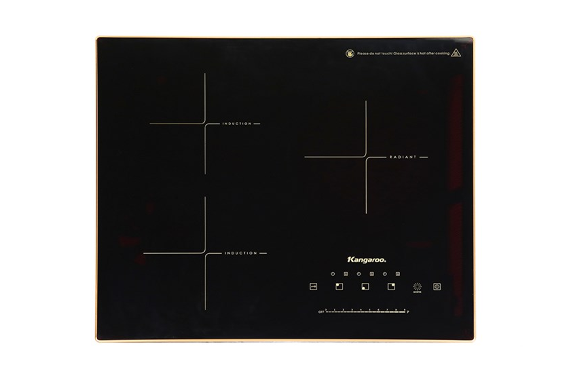 Bếp từ hồng ngoại 3 vùng nấu Kangaroo KG446i