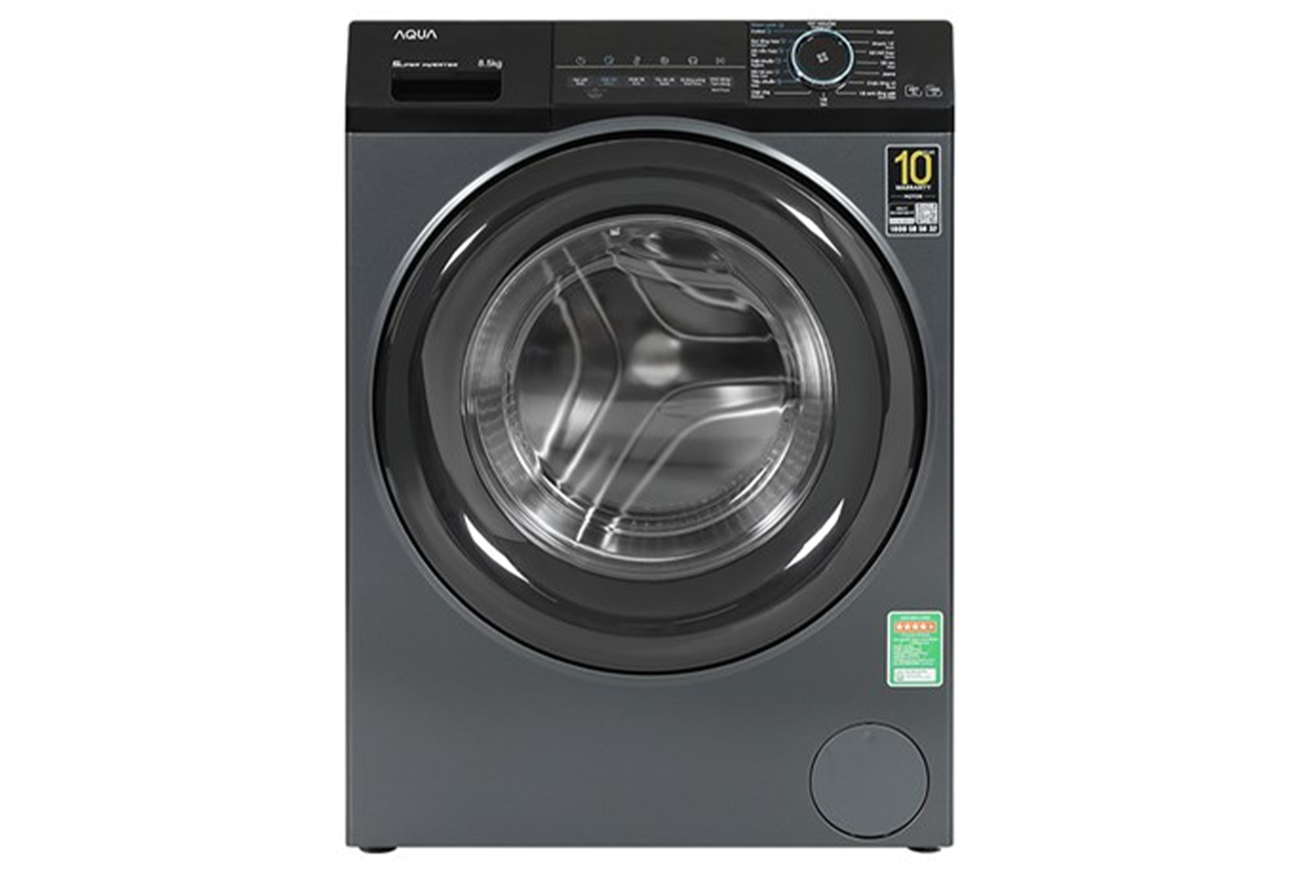 Máy giặt Aqua Inverter 8.5kg AQD A852J.BK - A852J BK