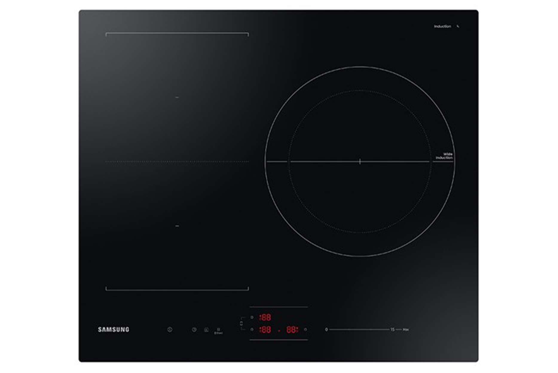 Bếp từ 3 vùng nấu Samsung NZ63B5046FK/SV