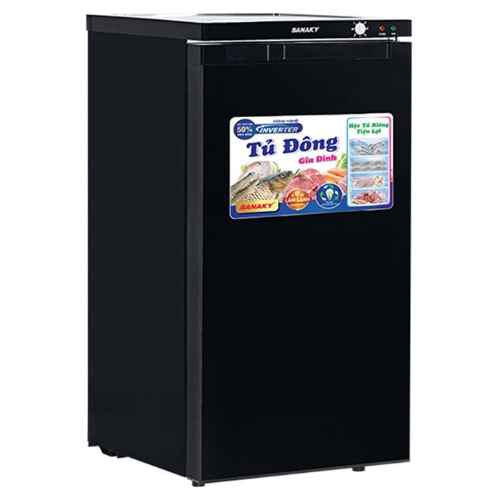Tủ đông đứng Sanaky Inverter VH 160VD3 118 lít