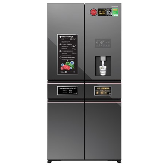 Tủ lạnh Panasonic Inverter 650 lít PRIME+ Edition Multi Door NR WY720ZMMV