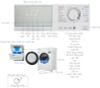 Máy giặt Aqua Inverter 8.5 kg AQD D850E.W - D850E W