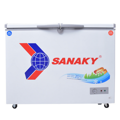 Tủ đông Sanaky VH-3699W1 260 lít - 1 ngăn đông 1 ngăn mát