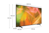 Smart Tivi Samsung 4K 43 inch UA43AU8000KXXV - 43AU8000 Mới 2021