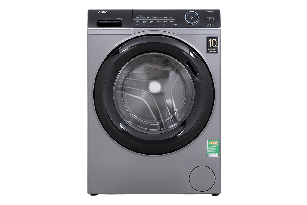 Máy giặt Aqua Inverter 9 kg AQD A900F.S - A900F S