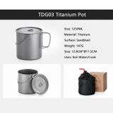 Nồi dã ngoại Titanium NatureHike NH18T101-A | NH18T202-B | NH18T303-C