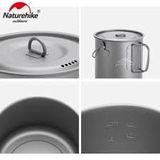 Nồi dã ngoại Titanium NatureHike NH18T101-A | NH18T202-B | NH18T303-C