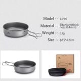 Chảo dã ngoại Titanium NatureHike TJP02 - NH18T020-B