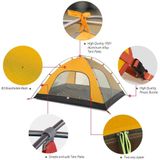 Lều cắm trại 3 người Naturehike NH18Z033-P