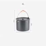 Nồi treo dã ngoại 6L-10L Naturehike NH20CJ009/NH19CJ003