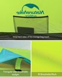 Lều cắm trại 2 người 2 lớp chống mưa nắng siêu gọn nhẹ Naturehike NH18Z022-P