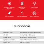 Đèn phanh xe đạp thông minh Gaciron W12BR