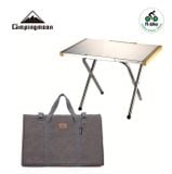 Bàn inox gấp gọn Campingmoon T-370