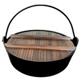 Nồi gang nắp gỗ Campingmoon DO-23