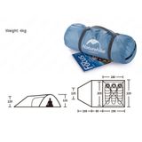 Lều cắm trại gia đình 3 người Naturehike NH19G001-Y