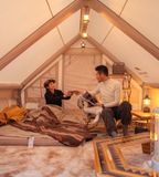 Lều cắm trại Glamping 6-8 người khung bơm hơi Naturehike NH20ZP010