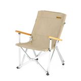 Ghế gấp khung nhôm tay vịn gỗ du lịch cắm trại câu cá Naturehike NH19JJ004 I NH20JJ032