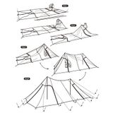 Lều cắm trại Glamping kèm màn chiếu Naturehike NH20TM008