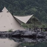 Lều cắm trại Glamping 6-8 người bát giác Naturehike NH20ZP014