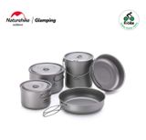 Nồi dã ngoại Titanium NatureHike NH18T101-A | NH18T202-B | NH18T303-C