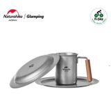 Đĩa - Cốc inox dã ngoại Glamping Naturehike NH21SJ001