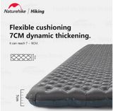 Đệm hơi siêu nhẹ siêu kháng nhiệt R3.5 dày 7cm Naturehike CNH22DZ018