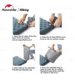 Đệm hơi siêu nhẹ siêu kháng nhiệt R3.5 dày 7cm Naturehike CNH22DZ018