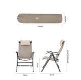 Ghế gấp dã ngoại thư giãn tùy chỉnh 4 mức TY10 Naturehike NH22JU013