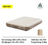 Đệm hơi dày 25cm tích hợp bơm Naturehike CNH23DZ10001