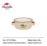 Bát đĩa cốc tráng men dành cho trẻ em du lịch dã ngoại Naturehike CNH22CJ004