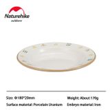 Bát đĩa cốc tráng men dành cho trẻ em du lịch dã ngoại Naturehike CNH22CJ004