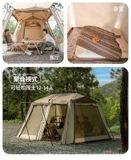 Lều tự bung 2 phòng (bản nâng cấp) Village 13 Glamping Naturehike CNH23ZP12003