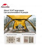 Lều cắm trại 2 phòng siêu nhẹ Dune 7.6 Naturehike CNH22ZP028