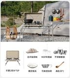 Bếp ga đôi gấp gọn công suất lớn cắm trại dã ngoại Naturehike CNH22CJ046