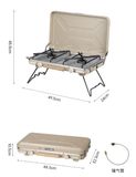 Bếp ga đôi gấp gọn công suất lớn cắm trại dã ngoại Naturehike CNH22CJ046
