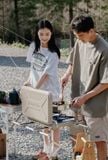 Bếp ga đôi gấp gọn công suất lớn cắm trại dã ngoại Naturehike CNH22CJ046