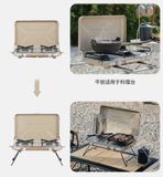 Bếp ga đôi gấp gọn công suất lớn cắm trại dã ngoại Naturehike CNH22CJ046