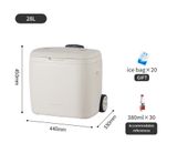 Thùng giữ nhiệt 48H kháng khuẩn cao cấp có bánh xe Naturehike CNK2300BS013