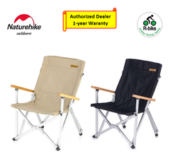  Ghế gấp khung nhôm tay vịn gỗ du lịch cắm trại câu cá Naturehike NH19JJ004 I NH20JJ032 