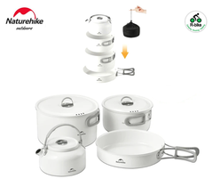  Bộ nồi nhôm tráng men chống dính 4-7 người Naturehike CNK2450CF013 