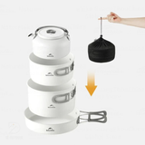 Bộ nồi nhôm tráng men chống dính 4-7 người Naturehike CNK2450CF013
