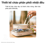 Bộ nồi nhôm tráng men chống dính 4-7 người Naturehike CNK2450CF013