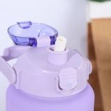 Bộ bình đựng nước BPA-free (2L & 1L) có vạch nhắc giờ uống nước (tặng bộ sticker 3D)