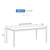 Bàn ăn cao cấp Robetto BC6